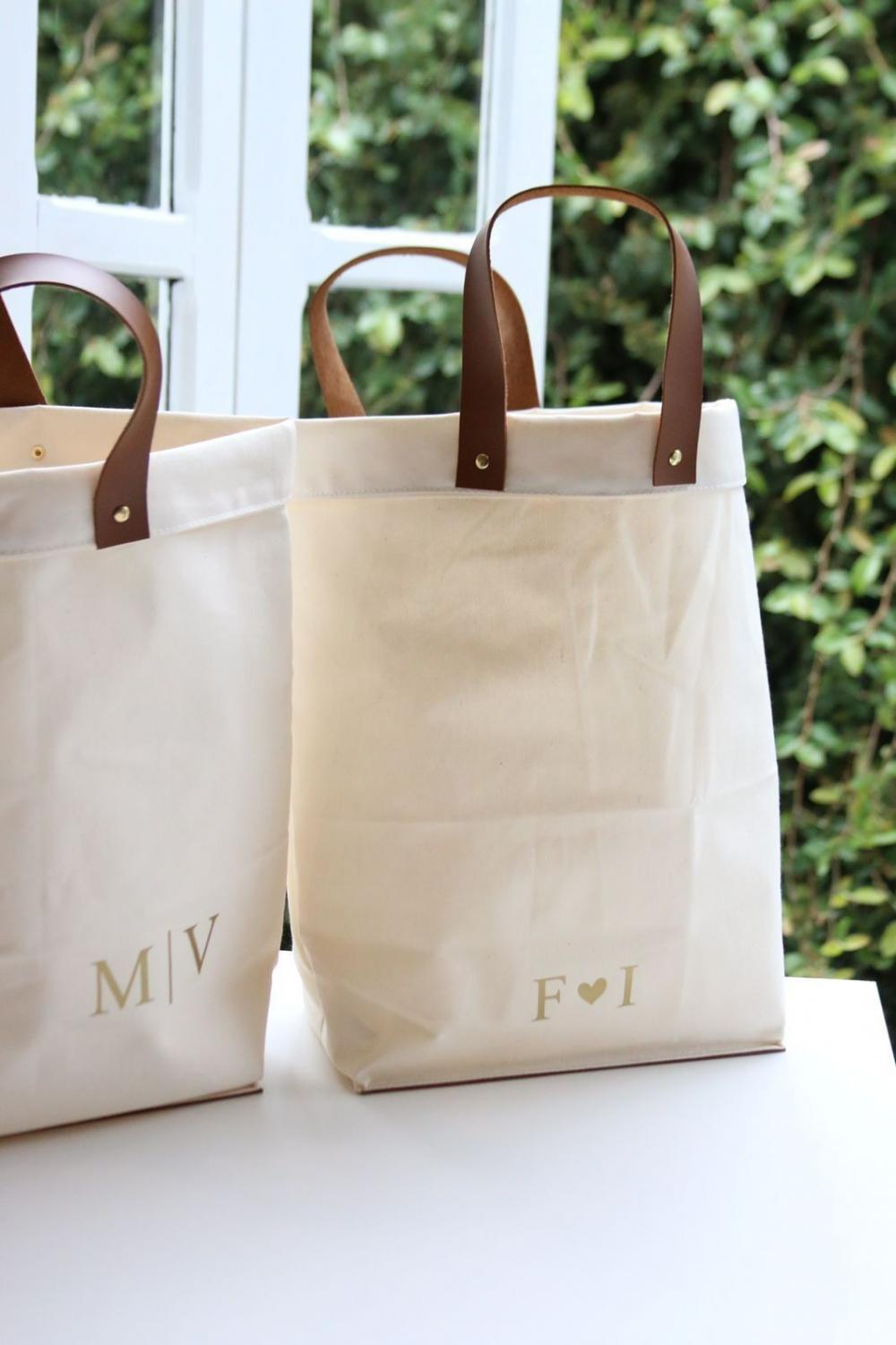 Ecobag Personalizada com Alça de Couro 32x30