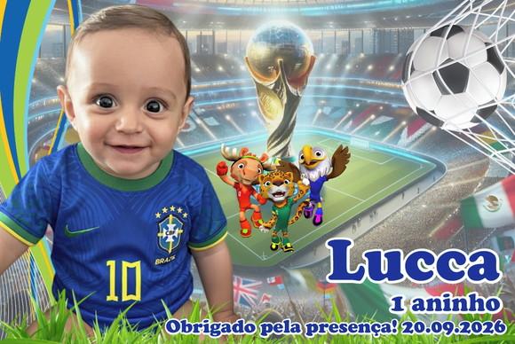 10 Foto Imã Personalizado - Seleção Brasil Copa