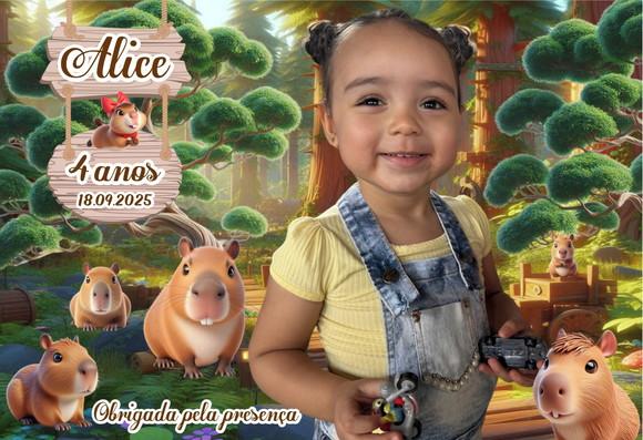 10 Foto Imã Personalizado Capivara