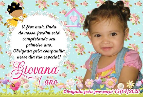 15 Foto Imã Personalizado - Jardim Encantado - Lembrancinhas