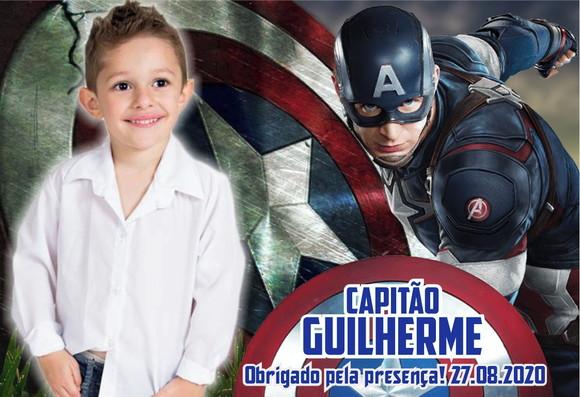 20 Foto Imã - Foto Lembrança - Capitão América