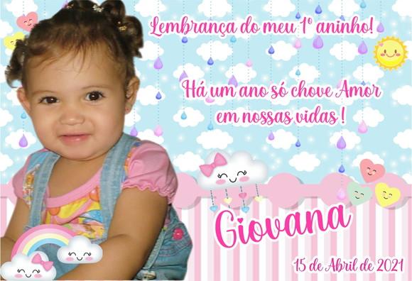 20 Foto Imã 10x15 - Chuva de Benção - Foto Lembrança