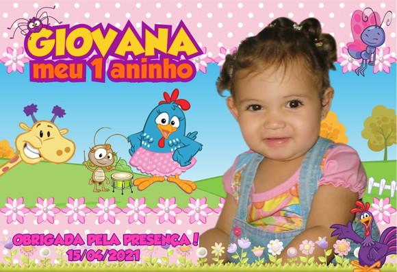 20 Foto Imã 10x15 Galinha Pintadinha - Foto Lembrança