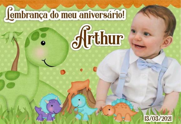 20 Foto Imã Lembrancinha - Dinossauros Baby