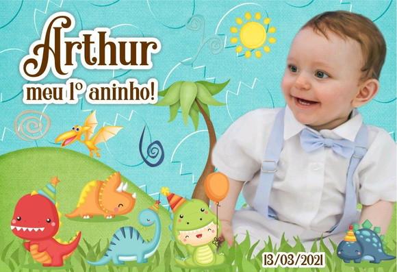 20 Foto Imã Lembrancinha - Dinossauros Baby