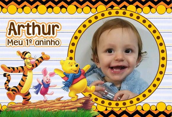 20 Foto Imã Lembrancinha - Ursinho Pooh e Tigrão