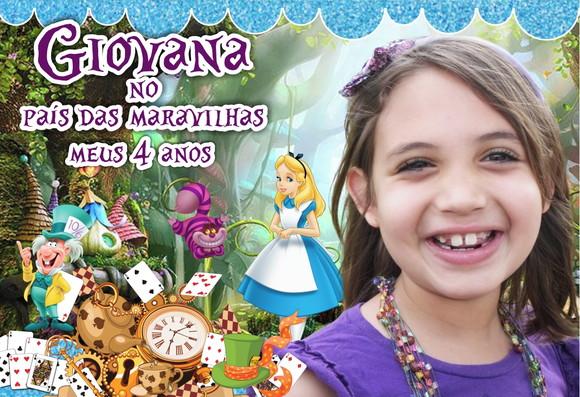 20 Foto Imã Personalizado - Alice no País das Maravilhas