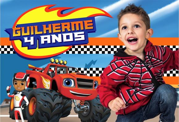20 Foto Imã Personalizado - Blaze And The Monster Machine
