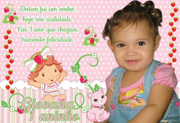 20 Foto Imã Personalizado - Moranguinho - Foto Lembrança