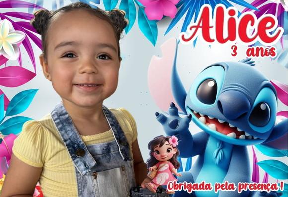 20 Foto Imã Personalizado Lilo e Stitch