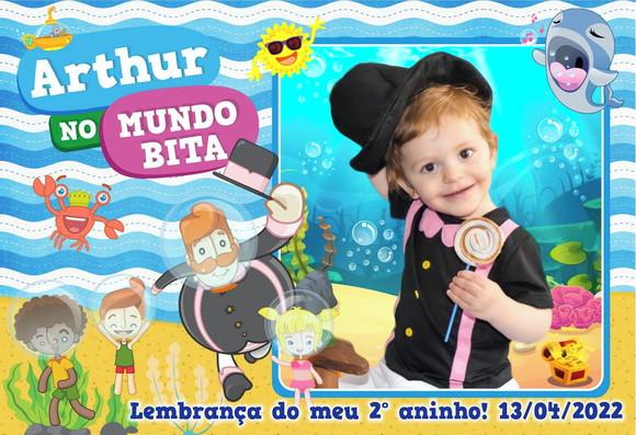 25 Foto Imã de Geladeira - Bita Fundo do Mar