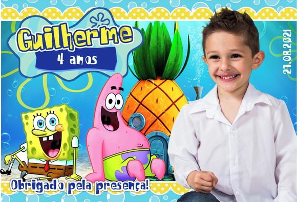 25 Foto Imã Personalizado - Bob Esponja