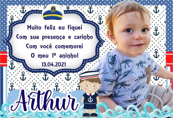 25 Foto Imã Personalizado - Marinheiro - Foto Lembrança