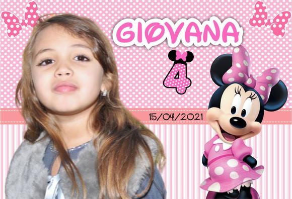 25 Foto Imã Personalizado - Minnie Rosa - Foto Lembrança