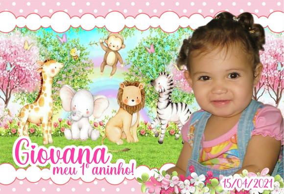 25 Foto Imã Personalizado - Safari Rosa