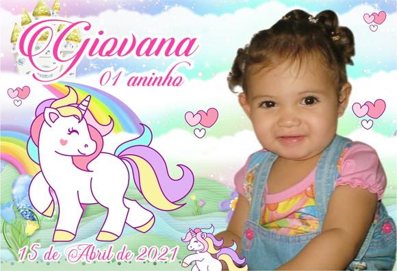 25 Foto Imã Personalizado - Unicórnio - Foto Lembrança