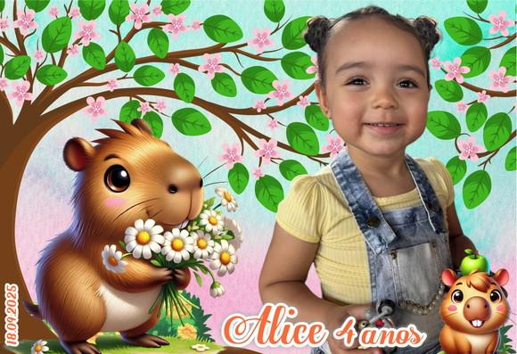 25 Foto Imã Personalizado Capivara