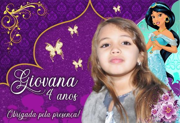 25 Foto Imã Personalizado Jasmine Aladdin