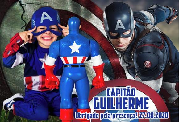 25 Foto Lembrancinha Personalizada - Capitão América