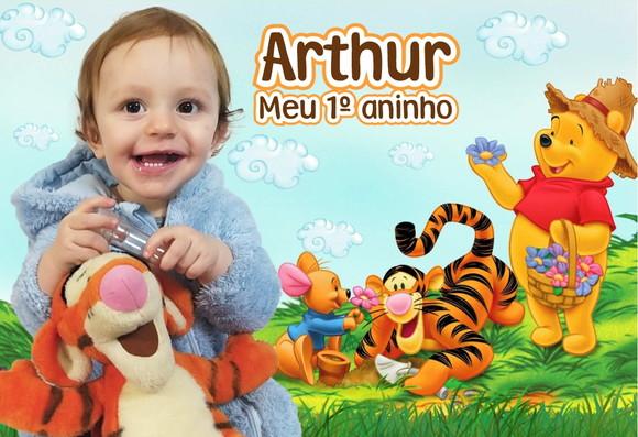 30 Foto Imã Lembrancinha Personalizada Ursinho Pooh