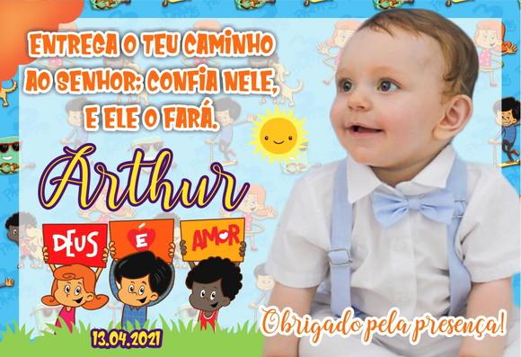 30 Foto Imã Personalizado - 3 palavrinhas Meninos