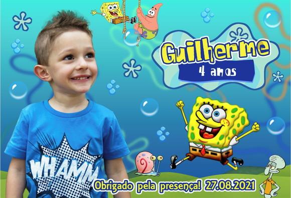 30 Foto Imã Personalizado - Bob Esponja