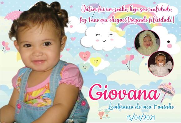 30 Foto Imã Personalizado - Chuva de Benção - Chuva de Amor