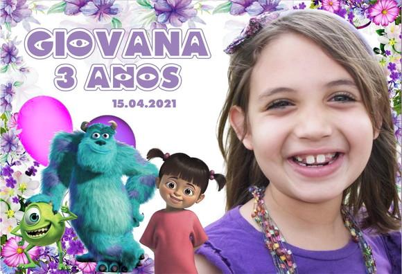 30 Foto Imã Personalizado - Foto Lembrança - Monstros SA