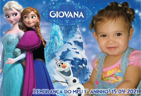 30 Foto Imã Personalizado - Frozen - Foto Lembrança