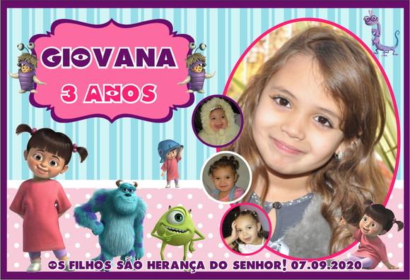 30 Foto Imã Personalizado Monstros SA