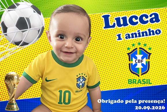 35 Foto Imã Personalizado - Seleção Brasil Copa