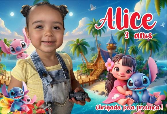 35 Foto Imã Personalizado Lilo e Stitch