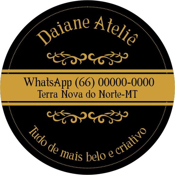 Adesivo Etiqueta Latinhas - 100 unidades
