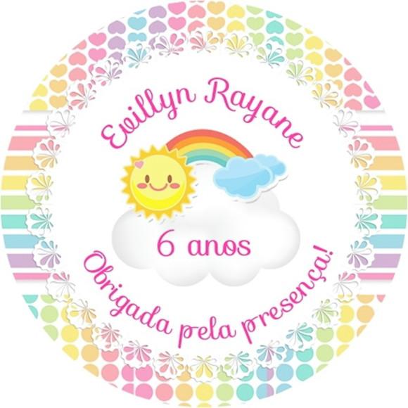 Adesivo Etiqueta Latinhas - Chuva de Amor Personalizados
