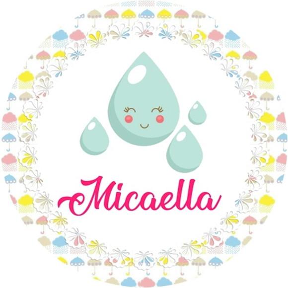 Adesivo Etiqueta Latinhas - Chuva de Amor Personalizados