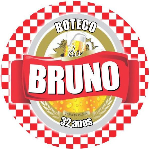 Adesivo Etiqueta Latinhas Boteco - 20 unidades