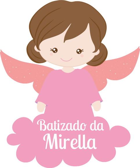 Apliques Batizado - 150 Unidades - 5cm