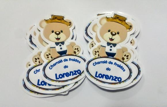 Apliques Personalizados - 120 Unidades Com Nome E Idade
