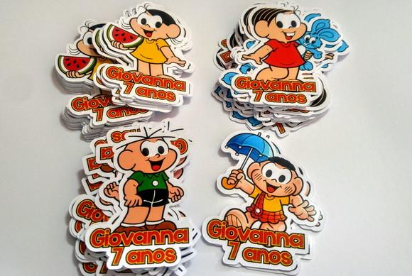 Apliques Personalizados - 120 Unidades Com Nome E Idade