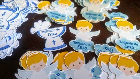 Apliques Personalizados - 120 Unidades Com Nome E Idade