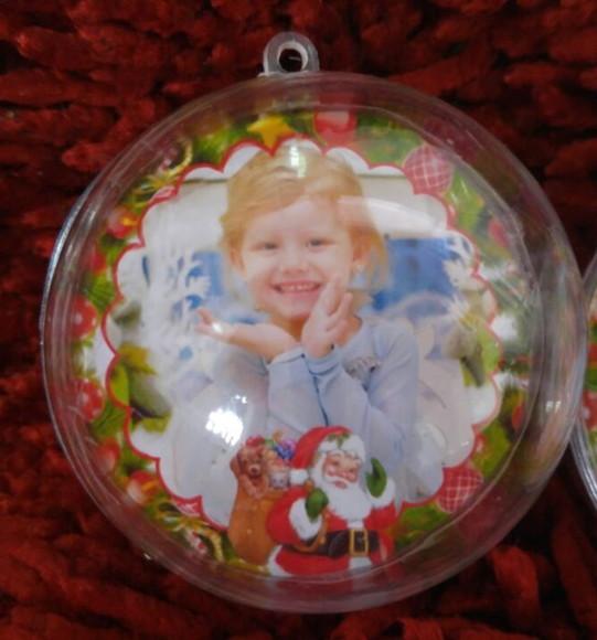 Bola De Natal - Acrílico Personalizada 100 Unidades