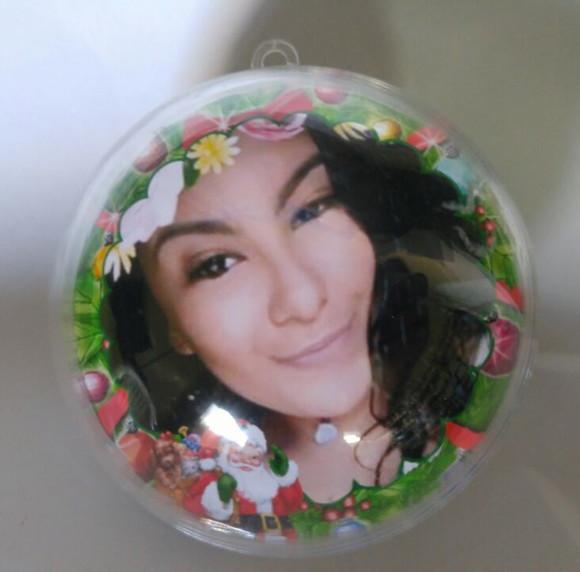 Bola De Natal - Acrílico Personalizada 15 Unidades