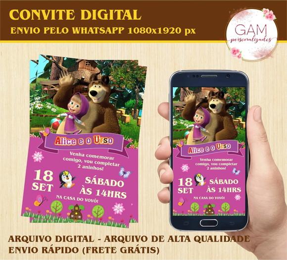 Convite Arte Digital Peronsalizado