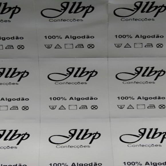 Etiquetas de Composição Nylon Resinado - 100 Unidades
