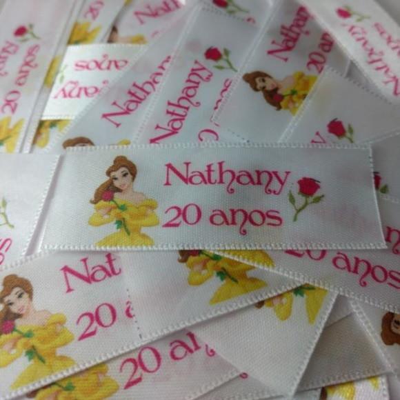 Etiquetas de Cetim Personalizadas 22mm ( 50 Unidades )