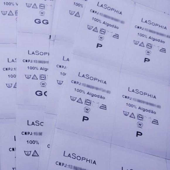 Etiquetas de Composição Nylon Resinado - 100 Unidades