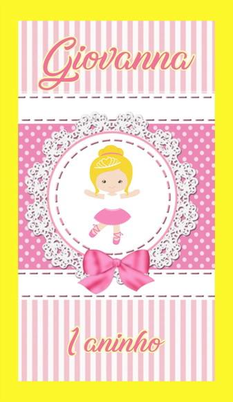 Livrinho Revista Para Colorir + Giz De Cera Bailarina
