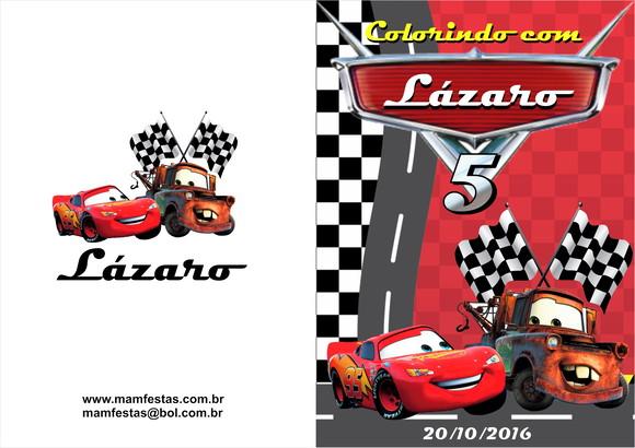 Livrinho Revista Para Colorir Macqueen + Giz De Cera