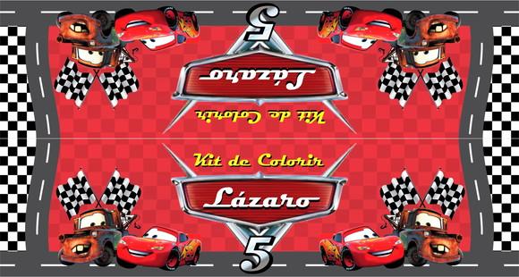 Livrinho Revista Para Colorir Macqueen + Giz De Cera