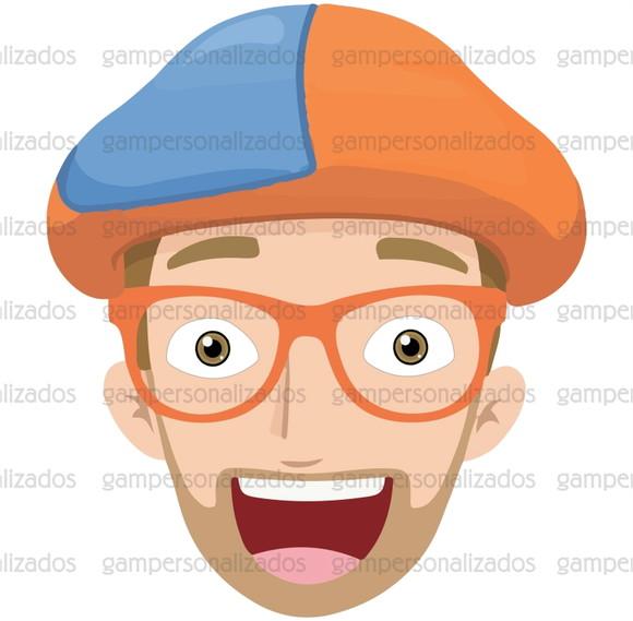 Máscara Personalizada Blippi